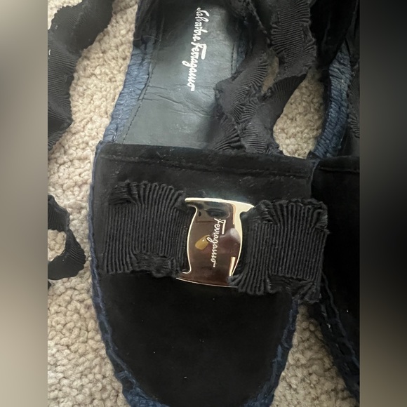 Salvatore Ferragamo Espadrille Lace Up Sandals - Picture 3 of 8